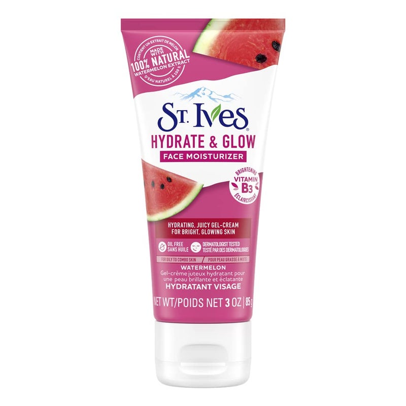 St. Ives Hydrate & Glow Face Moisturizer Watermelon 3 Ounce - Image 1