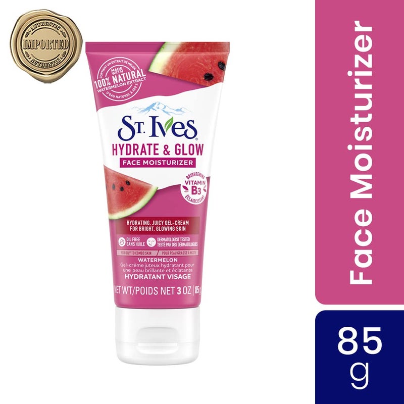 St. Ives Hydrate & Glow Face Moisturizer Watermelon 3 Ounce - Image 2