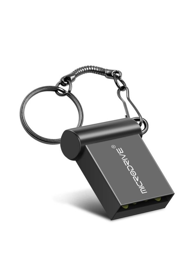 BURAQ MicroDrive 32GB USB 2.0 Metal Mini USB Flash Drives U Disk (Black)  - Image 1