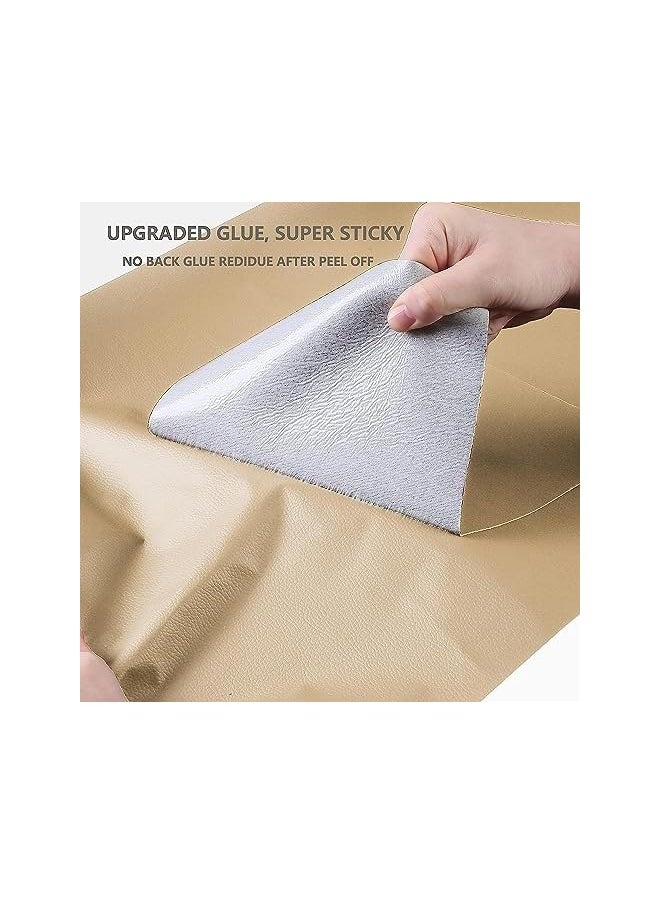 PROMASS promass Sofa Leather Repair Patches, Self Adhesive Leather Repair Tape Kit, 10x150 cm Leather Repair Patch for Furniture, Leather Repair Patch for Car seat, Sofas, Couch, Boat Seat (Yellow)  - Image 2