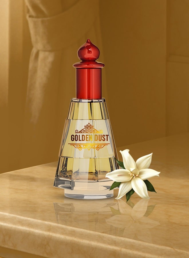 Atlantic Golden Dust 25 ML Oil Based Perfume with Soft Florals and Warm Powdery Layers - Image 3