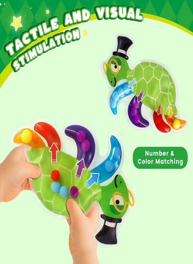 3 otters Color Sorting Toy, Matching Games for Toddlers Sensory Fidget Toy for Kids Fine Motor Matching Games for Preschool Activities Travel Essential - Image 4