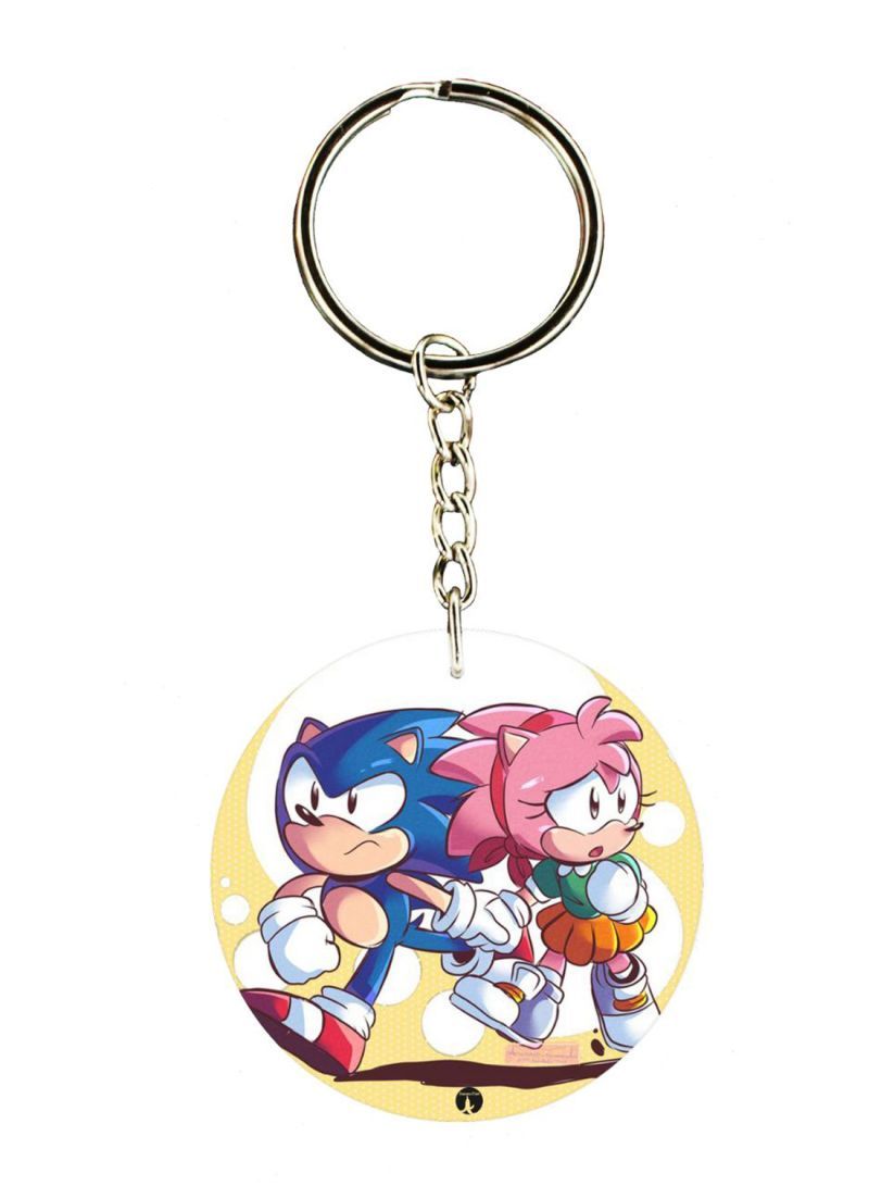 Sonic Printed Keychain