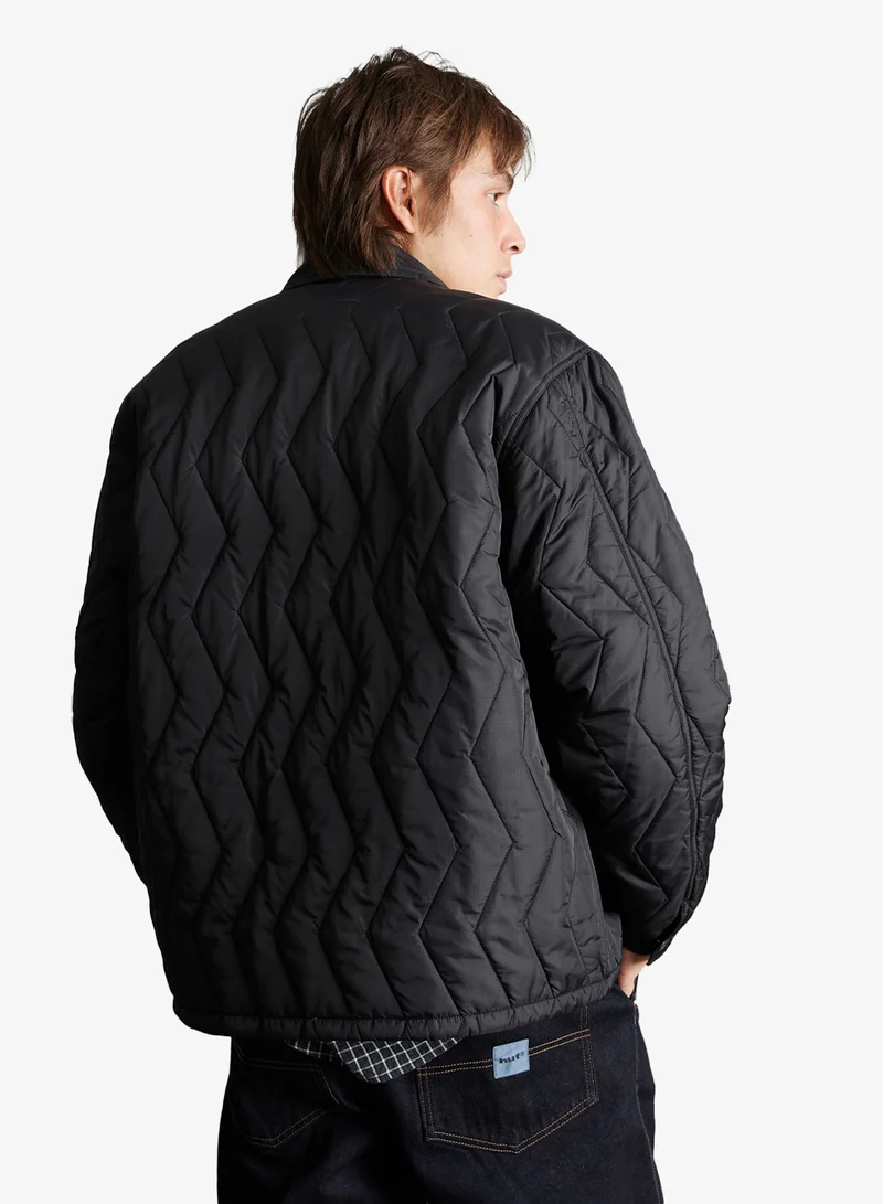 Huf Zig Zag Quilted Chore Jacket