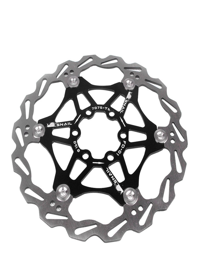 SNAIL Bike Cycling Bicycle Floating Disc Rotor MTB Mountain Bike 6 Bolts Disc Brake Rotor 160MM / 180MM - Image 1