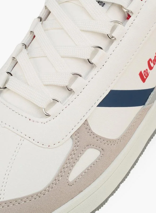 Lee Cooper WHITE Men Lace-Up Ankle Sneakers for Men | Best Price UAE