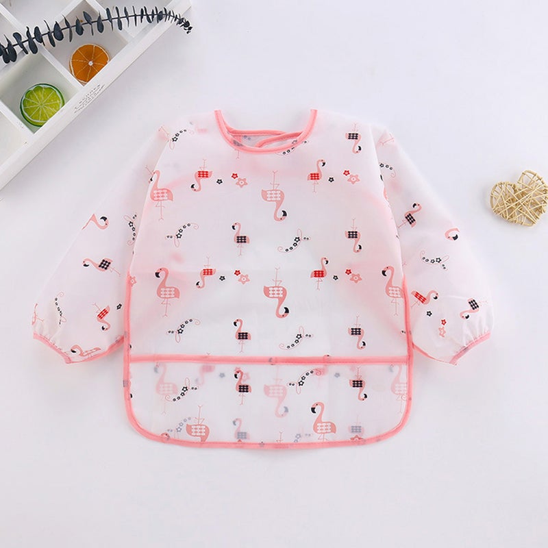 5 Pcs Sleeved Baby Bibs Sleeved Bib Practical Baby Smock - Image 2