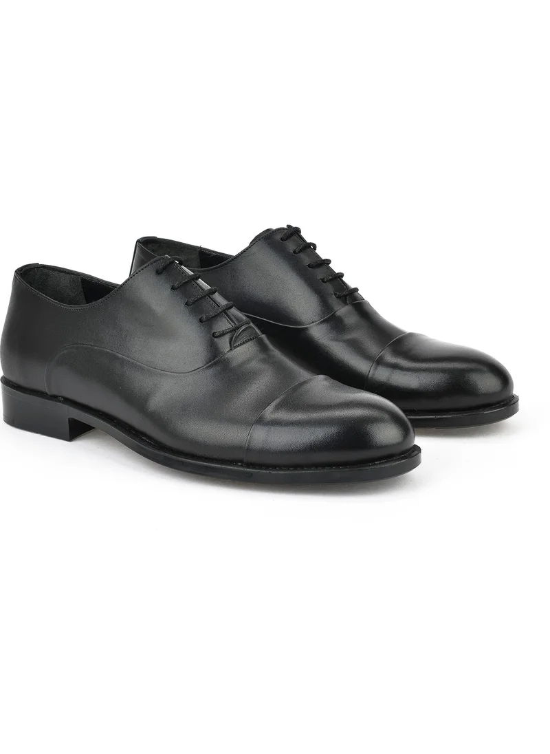 Ziya Men's Leather Classic Shoes 151985Z0430 Black