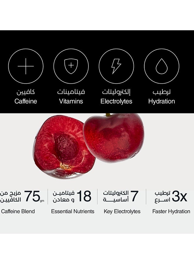 Phizz Daily Energy Cherry Caffeine Flavoured Effervescent Tablets  20s - Image 3