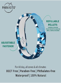 PARA'KITO Mosquito Insect & Bug Repellent Wristband - Waterproof, Outdoor Pest Repeller Bracelet w/Natural Essential Oils (Islander) - pzsku/Z49CAA284EFCD931236EFZ/45/_/1685626819/25a2f5e9-424b-4f65-97c0-cbefb2b7c429