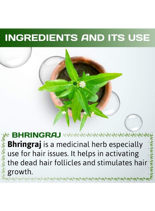 Indus Valley مسحوق البهرنجراج العضوي الطبيعي النقي؛ خليط إكليبتا ألبا مع مسحوق الحناء العشبي مجموعة من ٢ للعناية بالشعر (100غ*3=300غ) - Image 5