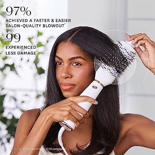 T3 AireBrush One-Step Smoothing and Volumizing Hair Dryer Brush, Blow Dryer Brush for Fast Drying and Styling with Multiple Heat and Speed Settings, Ceramic Oval Brush and Cool Shot - Image 4