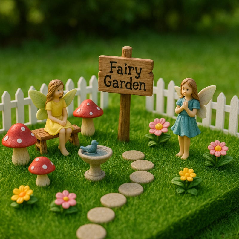 Shindel شيندل 4 عبوات من العشب الاصطناعي للزينة للحرف اليدوية، 6" × 6" موسى اصطناعي لحديقة مصغرة، إكسسوارات منزل الدمى، لوازم الديوراما، زينة DIY - Image 4