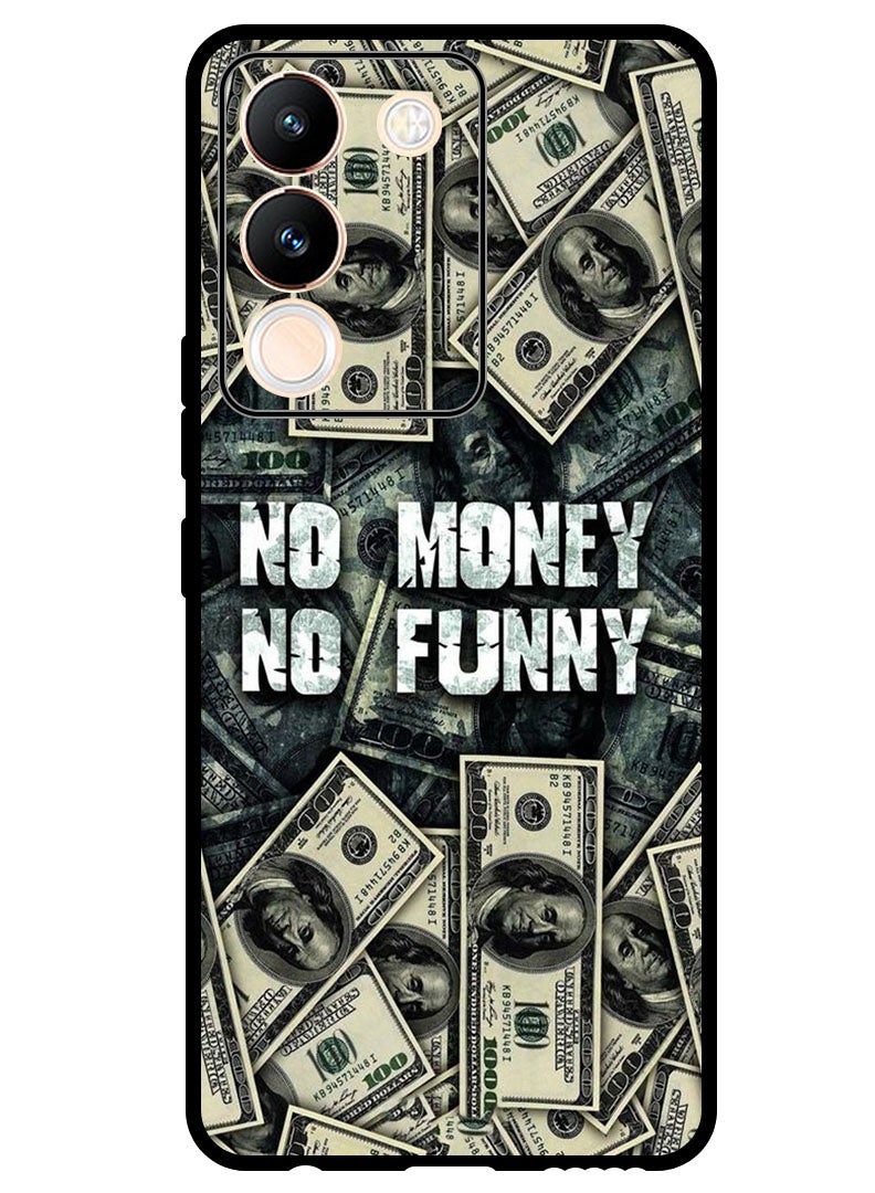 Theodor Protective Case Anti Scratch Shock Proof Bumper Cover For Vivo Y200 No Money No Funny - Image 1