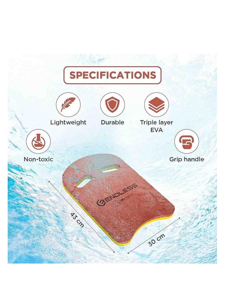 ENDLESS  Swimming Kickboard With Comfortable Design | Material : EVA | For Beginners Swimming Training Floaters | For Kids and Adults Floating Pads - Image 3