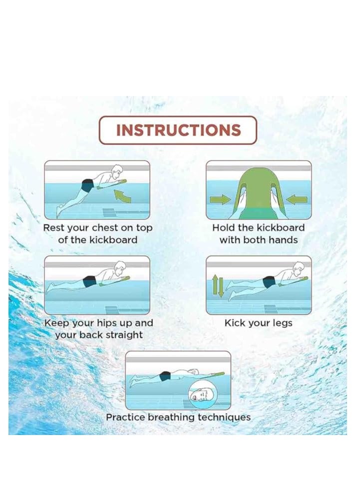 ENDLESS  Swimming Kickboard With Comfortable Design | Material : EVA | For Beginners Swimming Training Floaters | For Kids and Adults Floating Pads - Image 5