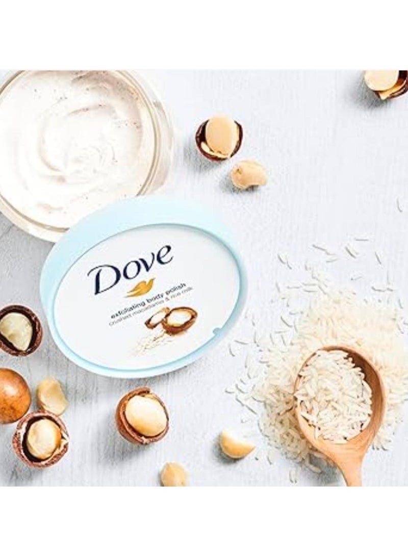 دوف مقشر الجسم لتقشير البشرة أبيض 298ملليلتر - Image 3