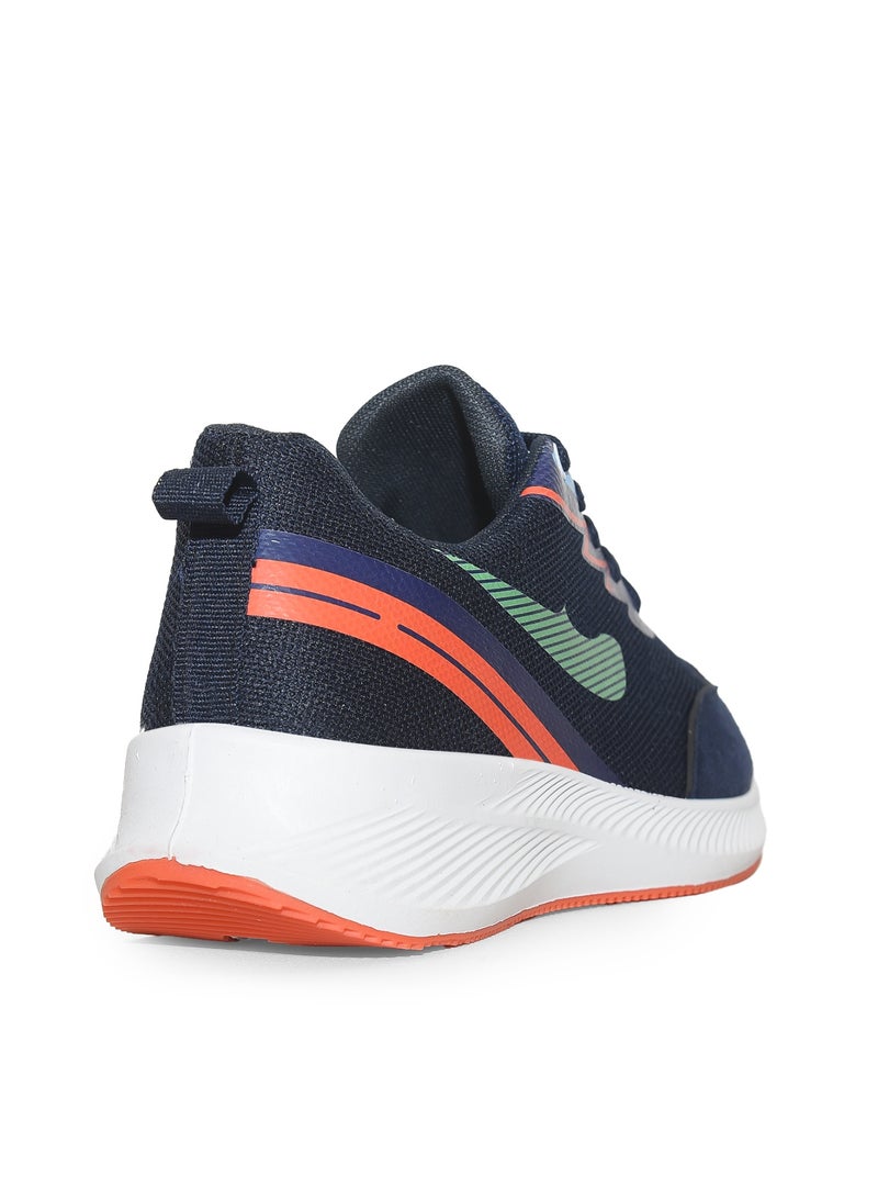 Desert Men's Sportive Knit Sneakers – Stylish Printed Design  - Image 4