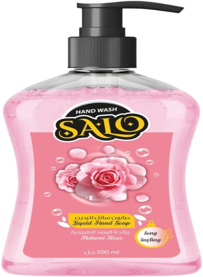 Salo Hand Wash Liquid Natural Rose 450 ml