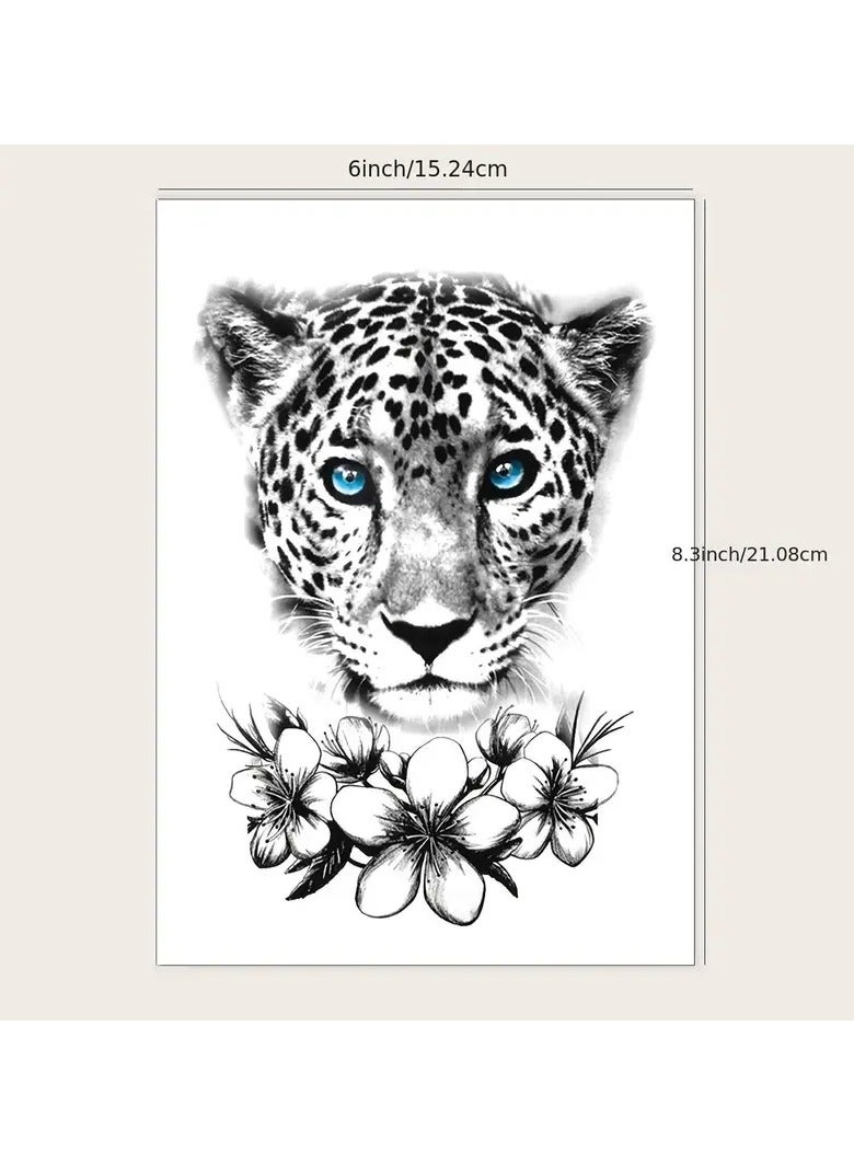 ORiTi Waterproof Leopard Pattern Arm Wrist Tattoo Sticker - Lasts 2-5 Days - Perfect for Men and Women - Image 3