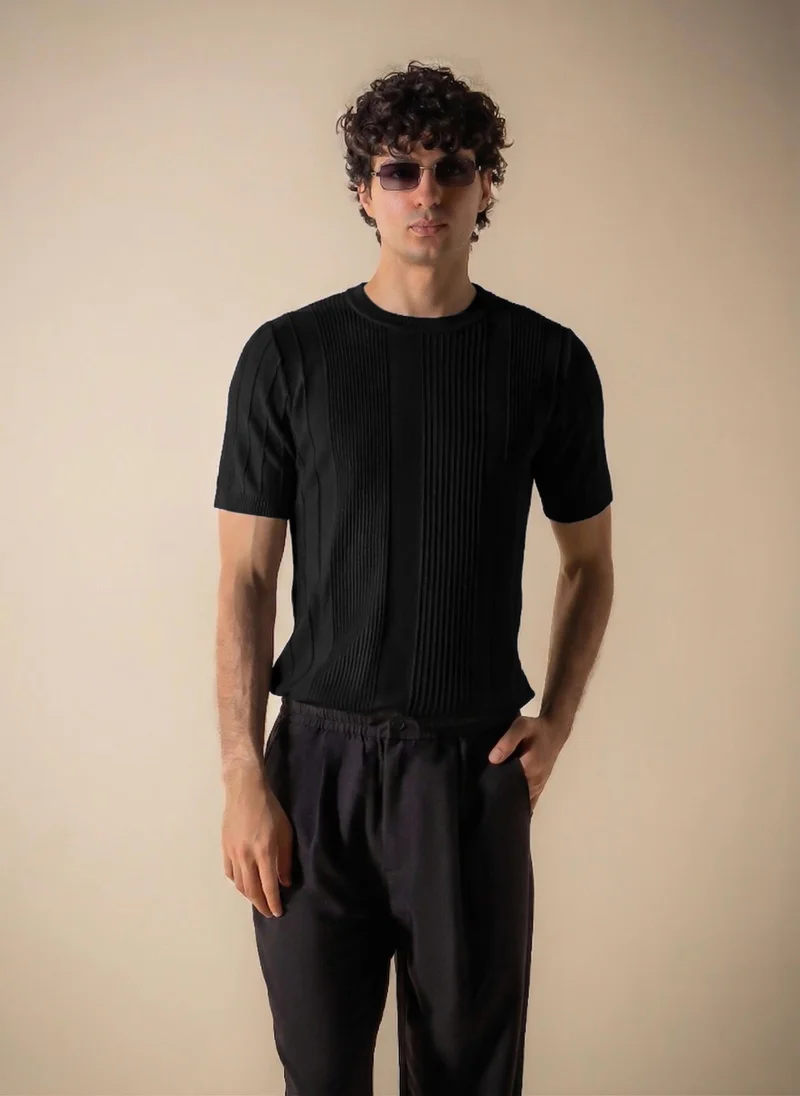 شايبس VERTICAL TEXTURED T-SHIRT