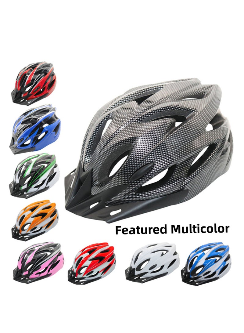 NOVOLAN NOVOLAN All-Purpose Bike Helmets Bicycle Helmet Cycling Helmet Lightweight Riding Bicycle Ultra-Portable Road Mountain Bike One-Piece 18 Ventilation Holes Male & Female Hat Adjustable Size (Black)  - Image 4