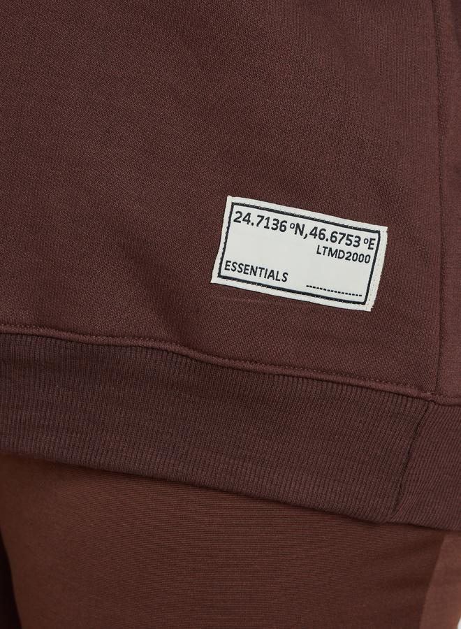 Styli Plus Size Oversized Longline Sweatshirt - Image 3