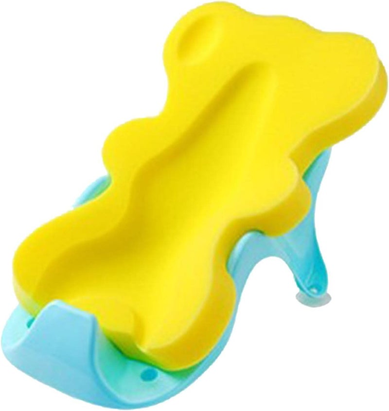 كلاراكو إسفنجة استحمام للأطفال الرضع، مانعة للانزلاق، لون أصفر - Image 3