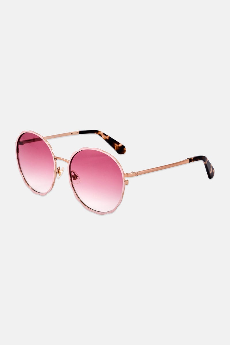 Kate Spade Women Cannes/G/S Round Sunglasses, Pink - Image 3