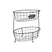 Spectrum Diversified Spectrum Diversified Vintage Living Oval Server Stacked, 2-Tier Bowls, Dining Table & Kitchen Counter Organizer, Modern - Image 2