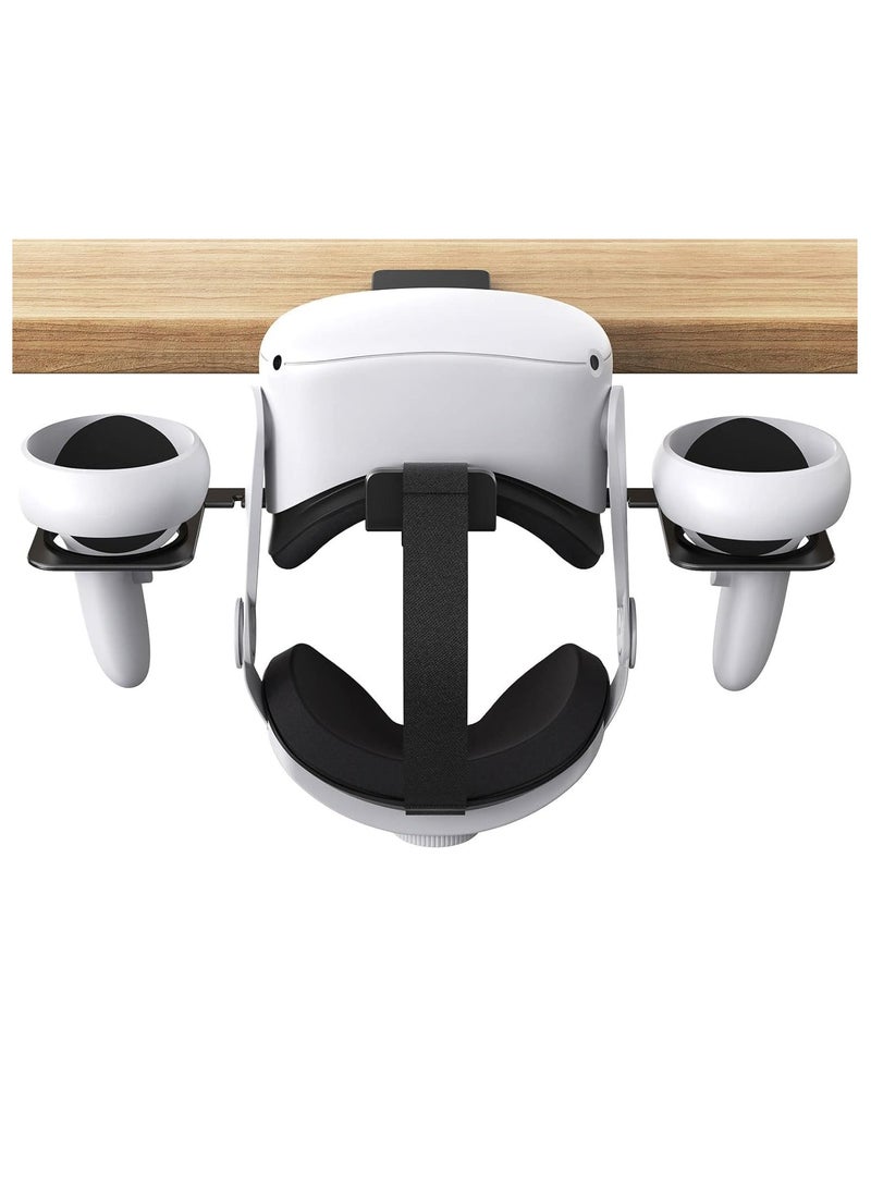 General Stainless VR Stand for Quest 3 and Quest 2, Desk Mount VR Holder and Headset Stand Compatible with Quest Pro 2 Rift S  - Image 1