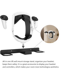 General Stainless VR Stand for Quest 3 and Quest 2, Desk Mount VR Holder and Headset Stand Compatible with Quest Pro 2 Rift S  - Image 4