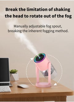 UChic Humidifiers for Bedroom,Humidifier USB Powered with Starry Sky,Auto Shut-off and Colorful Lighting Design,Silent,Mist Output  - Image 4