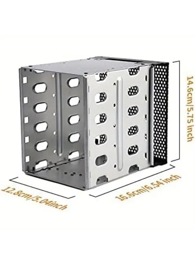 Variant Stainless Steel SAS Hard Drive Cage Adapter with Fan Space Secure Mounting Bracket - Image 3