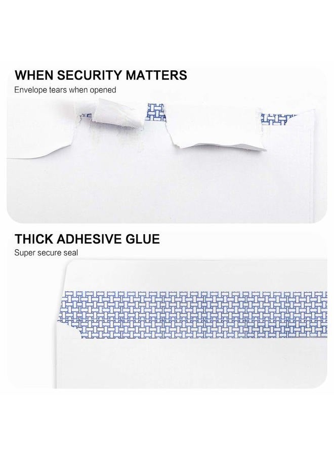 HERKKA #8 Double Window Security Check Envelopes, No.8 Double Window Bussiness Envelopes Designed for QuickBooks Checks - Computer Printed Checks - 3 5/8 X 8 11/16 (NOT for INVOICES) - 24 LB - 500 Count - Image 2