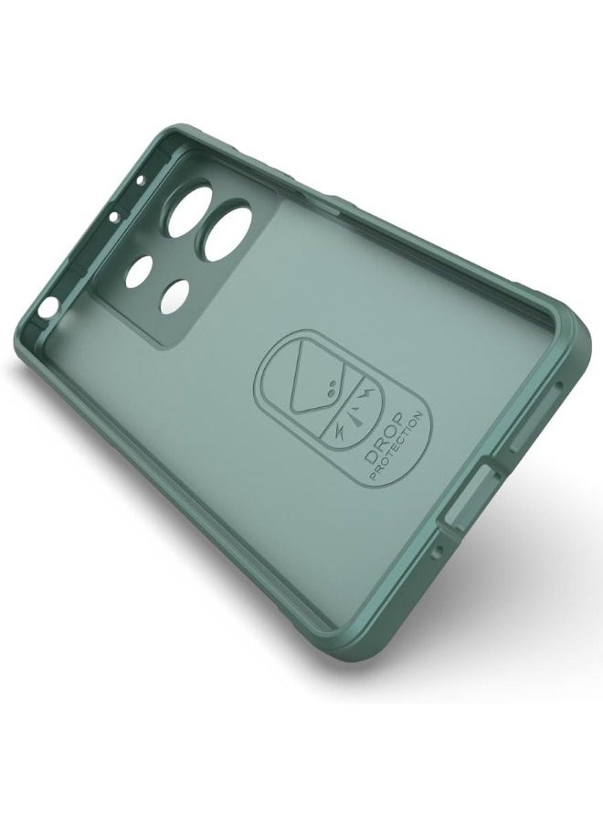 Redmi Note 13 Back Cover(Not 4G),  Creative TPU Protective Case for Redmi Note 13 5G, Anti-Fall and Shockproof Skin Feel Case Cover for Redmi Note 13 5G, Green  - Image 4