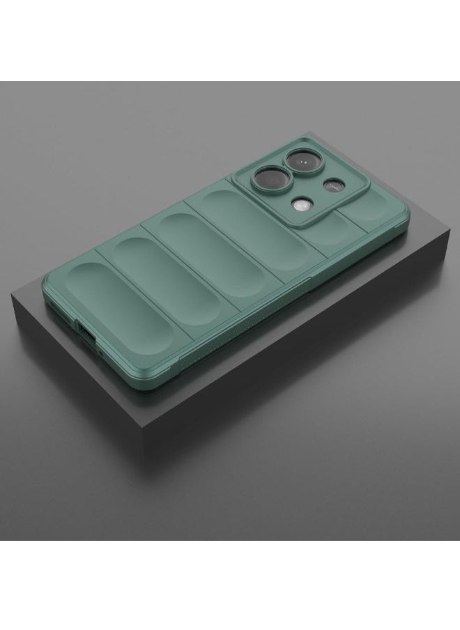 Redmi Note 13 Back Cover(Not 4G),  Creative TPU Protective Case for Redmi Note 13 5G, Anti-Fall and Shockproof Skin Feel Case Cover for Redmi Note 13 5G, Green  - Image 5