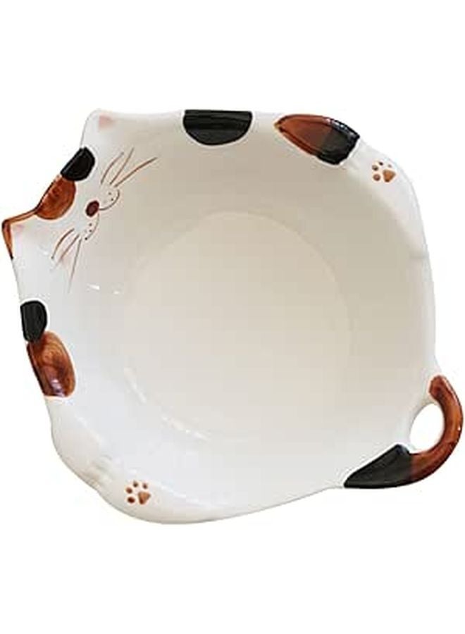 Japanese Cartoon Ceramic Bowl Kids 5 5 Inch Glazed Rice Snack Dishwasher Safe - Image 1