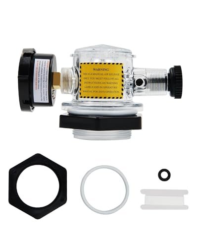 eosorssa Pentair Manual Air Relief Valve Fit for Triton II Triton C TR100C TR140C Pool Spa Sand Filters Includes Lock Nut - Image 1