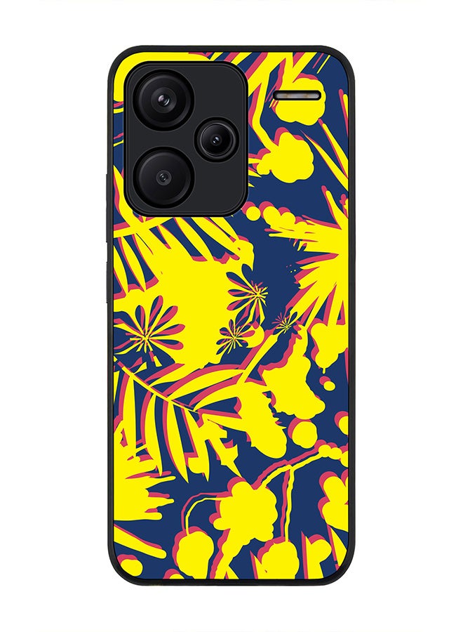 Stylizedd Rugged Black Edge Case for Xiaomi Redmi Note 13 Pro Plus, Slim fit Case Flexible Anti Drop TPU Gel Thin Cover -  Hawaii Jungle - Image 1