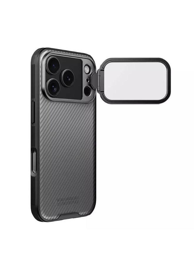 Nillkin Camshield Prop Transparent Lens Guard Edition Camera protective cover case Clear version for Apple iPhone 17 Pro 6.3 (2025) - Black - Image 3