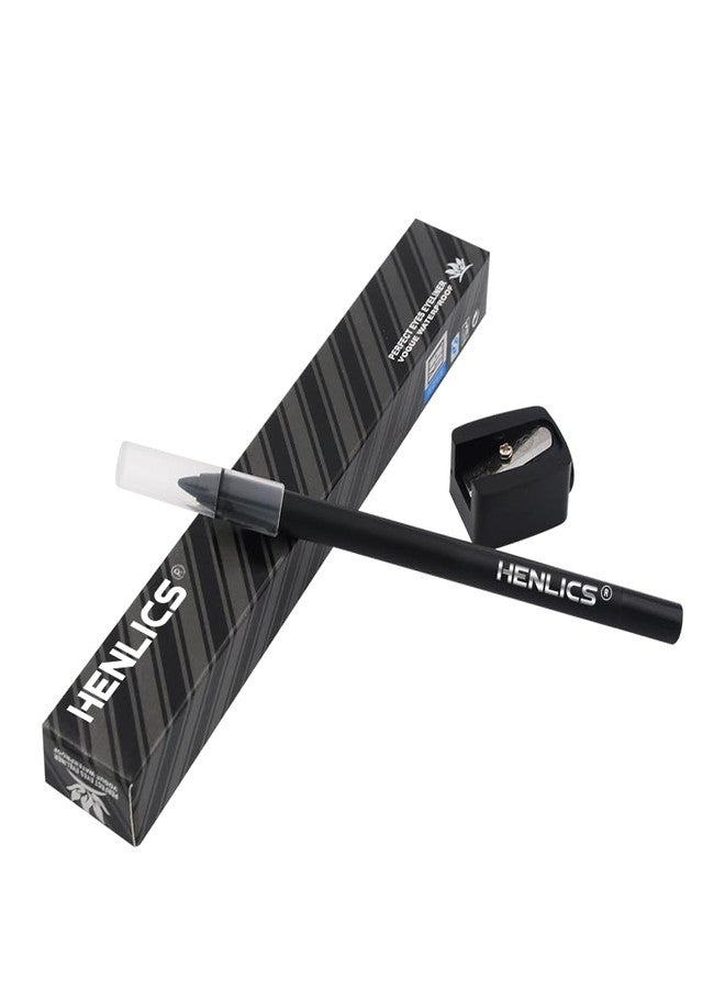 Henlics Paris Long Wear Eye Kajal - with Pencil Sharpener - Image 1
