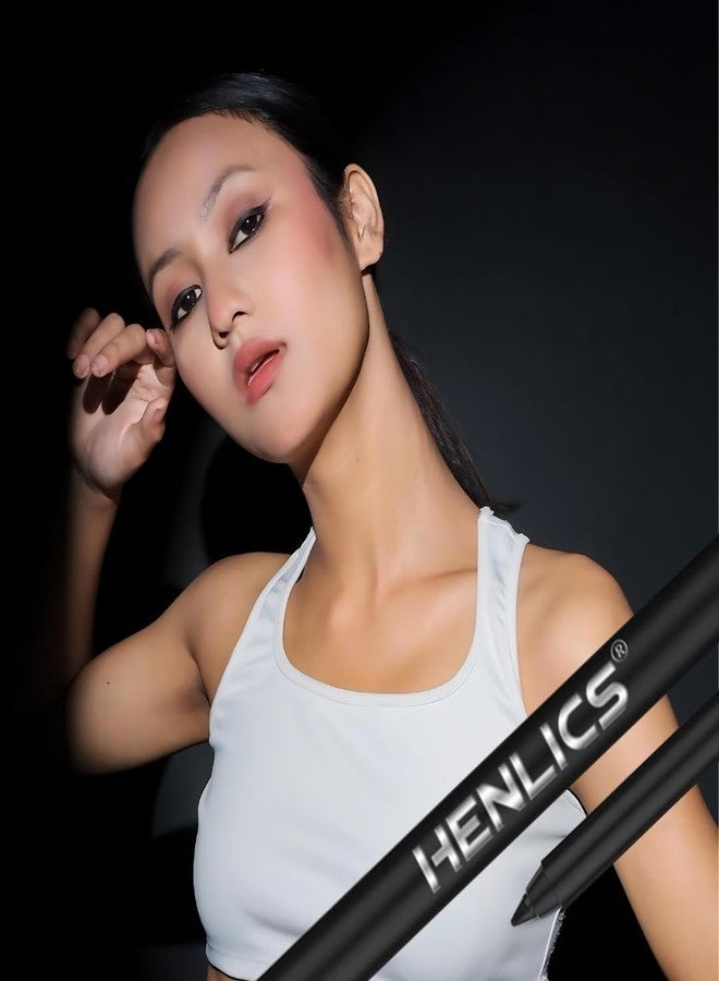 Henlics Paris Long Wear Eye Kajal - with Pencil Sharpener - Image 3