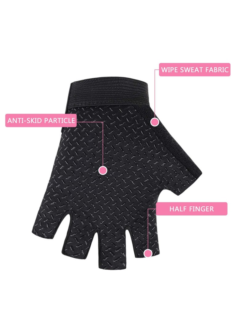 Oasisgalore Kids Half Finger Sport Gloves Kids Fingerless Cycling Gloves，Kids Fishing Gloves for Camping Fishing Outdoor Sports  - Image 4