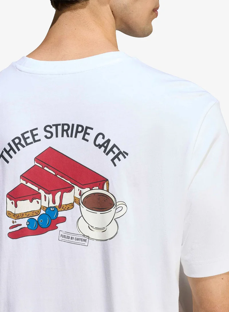 Adidas  Coffee Cafe Cheesecake Graphic T-Shirt for Men | Best Price UAE