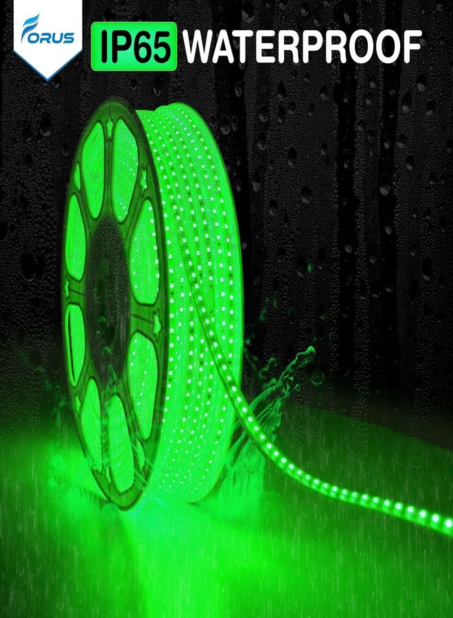 Forus حبل إضاءة LED من فوروس، طوله 5 أمتار، مع ضمان لمدة 6 أشهر، إضاءة خارجية مقاومة للماء، مناسبة للأسقف والشرفات وديكور المنزل والديكور الداخلي، إضاءة مرنة مناسبة لأعياد ديوالي وعيد الميلاد - أخضر - Image 5