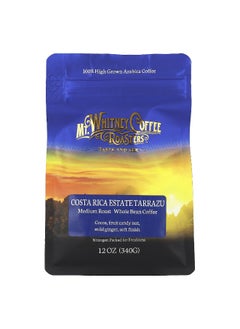 MT. WHITNEY COFFEE ROASTERS Mt. Whitney Coffee Roasters, Costa Rica Estate Tarrazu, Whole Bean Coffee, Medium Roast, 12 oz (340 g)  - Image 1