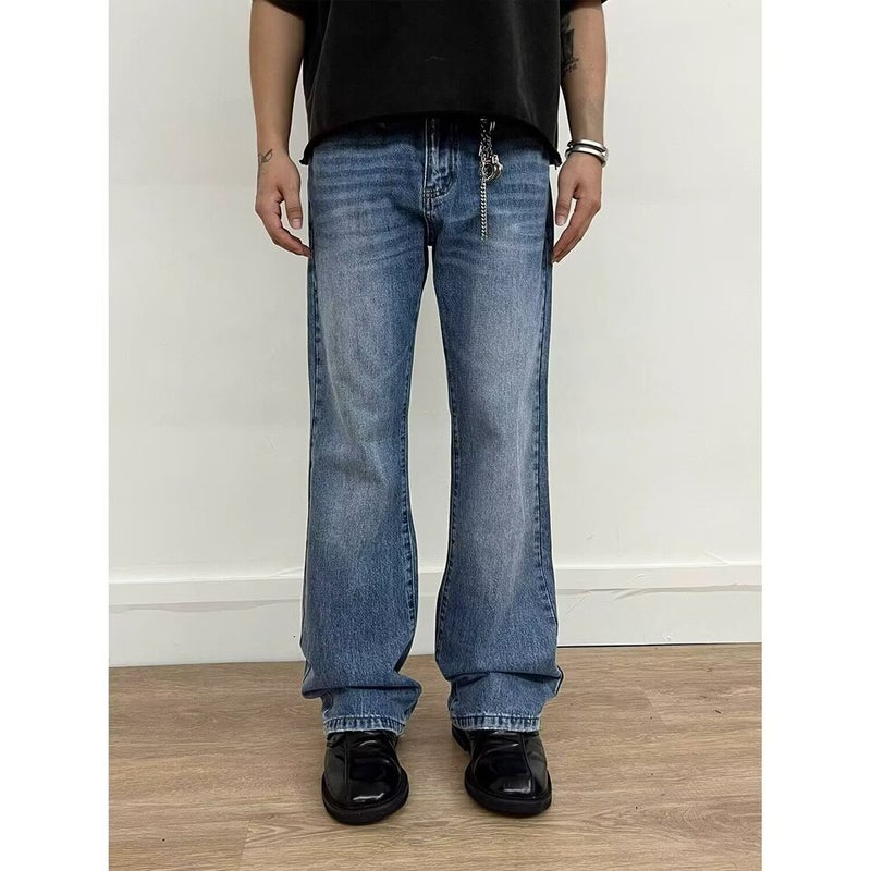 Unisex Classic Denim Jeans Loose Fit Daily Outdoor Wear - Image 3
