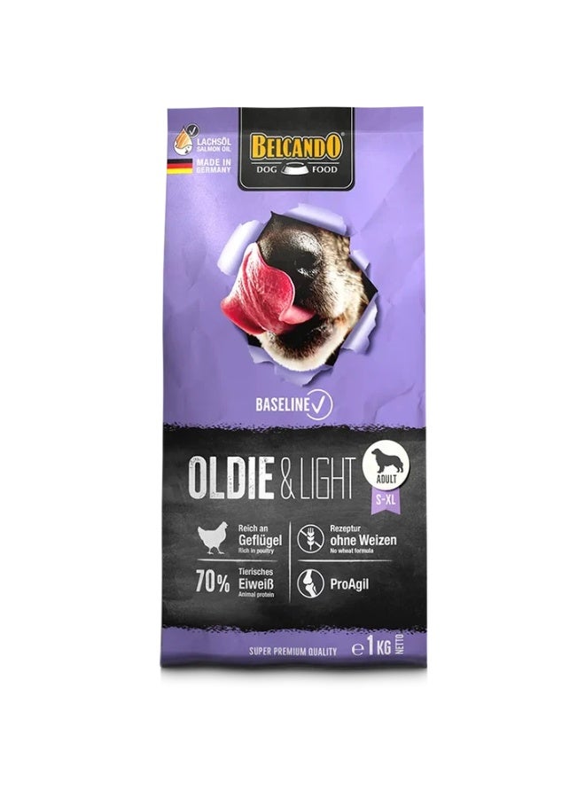 طعام الكلاب الجاف Belcando Baseline Oldie&Light، من 1 كجم إلى 12.5 كجم