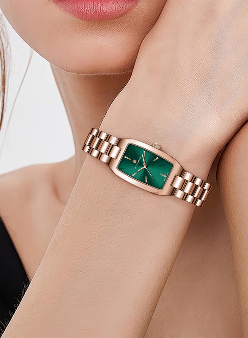 Sapphero SAPPHERO Watches for Women Luxury Ladies Watches Women's Bracelet Watch Small Stainless Steel Analog 3ATM Waterproof Wrist Watch for Women  - Image 3